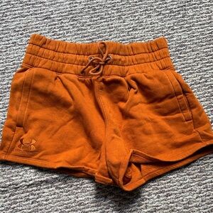 Under Armour Women's Athletic Orange Shorts